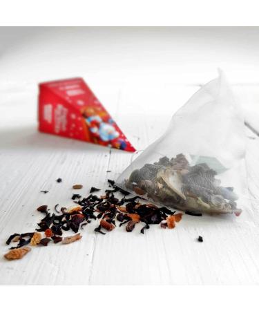 Buy ETS TEEGENKEN Winter Collection Red | 12 Organic Winter Teas | 6 Varieties | Eco-Friendly Pyramid Bags | Perfect Christmas Gift - Buy Online on GoSupps.com