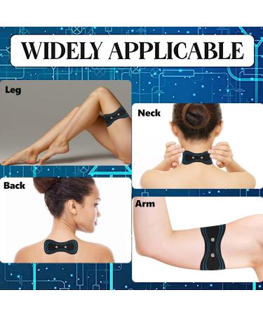 Buy Portable Neck & Shoulder Massage Device with Interchangeable Replacement Pads - 5 Microstrom Massager Adhesive Patches for Ultimate Relief - Buy Online on GoSupps.com