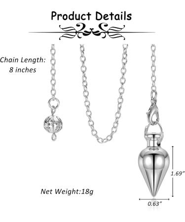 Jovivi Oracle Esoteric Copper Pendulum | Radiesthesia Point Healing & Reiki Energy Therapy | International Shipping Available - Buy Online on GoSupps.com