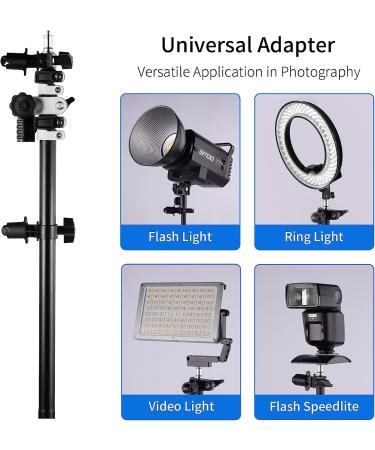 Selens Telescopic Reflector Holder: Extendable Boom Arm with 360 Swivel - Ideal for Studio and Portrait Photography - Buy Online on GoSupps.com