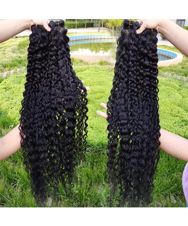 Aopusi Brazilian Water Wave Virgin Remy Human Hair 3 Bundles - 18 20 22 Inch - Buy Online on GoSupps.com