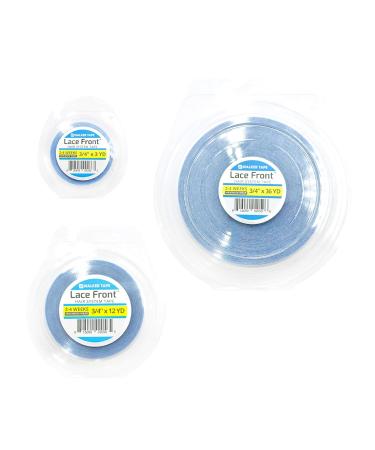 Walker Tape | Lace Front Hair System Tape | 3/4"inch x 12YD | Double Sided Walker Tape for Hair Pieces Toupee System Hair Extensions | Authentic Adhesive Tape by Walker Tape (3/4" 12Y) 3/4" 12 Yd - Buy Online on GoSupps.com