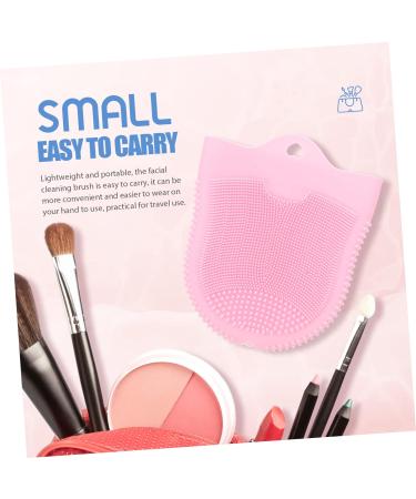 Beavorty Cleansing Massage Finger Cots Silicone Facial Face Exfoliator Facial Scrubber for face Facial Cleaning Brush Face Cleansing Tool Skin Care Brush Miss Silica Gel Household Pink 11.8X10CM - Buy Online on GoSupps.com