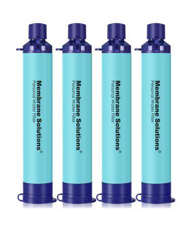 Membrane Solutions Straw Water Filter, Survival Filtration Portable Gear, Emergency Preparedness, Supply for Drinking Hiking Camping Travel Hunting Fishing Team Family Outing 4 - Buy Online on GoSupps.com