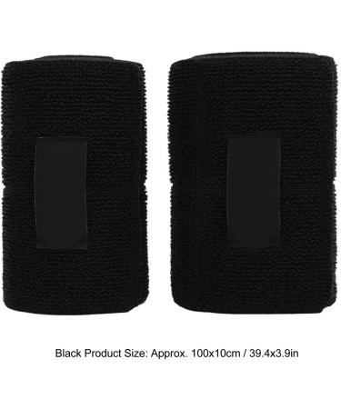 Elastic Bandage Tape for Varicose Veins - Soft Texture & Flexibility - 2 Pieces (Black) | International Shipping Available - Buy Online on GoSupps.com