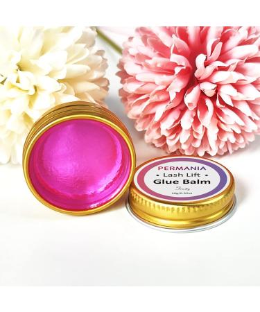 PERMANIA Lash Glue Balm 10g - Pink Peach | Strong Hold for Lash Lift & Brow Lamination Kit - Buy Online on GoSupps.com