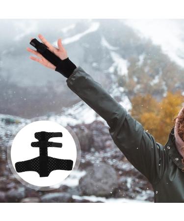 Finger Splint & Brace for Injured Fingers | Black Finger Fixator Tool 24.4x16x0.8cm - International Shipping Available - Buy Online on GoSupps.com