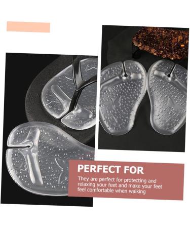 FRCOLOR 9 Pairs Forefoot Slipper Pads - Transparent Heel Grips & Toe Protectors for Flip-Flops & Sandals - Cushion Gel Insoles for High Heels - Buy Online on GoSupps.com