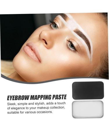 MUSISALY Eyebrow Drawing Eyebrow Makeup Tools Brow Contour Paste Aluminum Box 1 count (Pack of 1) Black - Buy Online on GoSupps.com