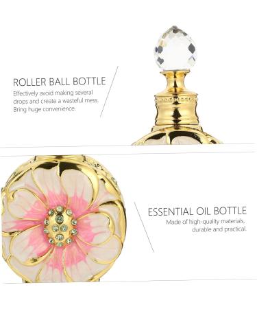 CRILSTYLEO Perfume Bottle Essential Oil Bottle Empty Bottle Perfume Vials Glass Bottle Travel Perfume Bottle Storage Bottle Essential Oil Dispenser Bottle Container Glass Perfume Bottle 12 ml Black - Buy Online on GoSupps.com