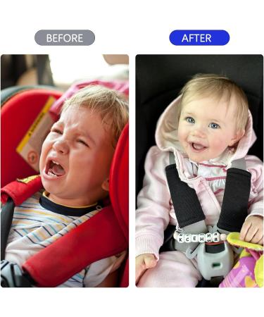 2 PCS Baby Stroller Car Seat Strap Pads - Soft Seat Belt Cushion for Kids - Buy Online on GoSupps.com