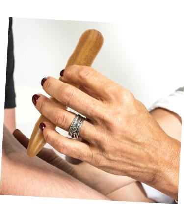 Minkissy Acupressure Staff & Hand Massager | 4-Piece Muscle Hook Tool Set for Whole Body Relief | Footmuff & Organizer | Wooden Acupuncture Pen - Buy Online on GoSupps.com