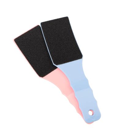 FOMIYES Lot de 2 Limes Pieds Double Face Incurv es Plastique Taille Moyenne Lime Exfoliante pour Callosit s Soin des Pieds pour Adultes Usage Domestique L g res et Portatives