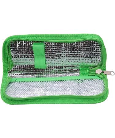 Insulin Cooler Travel Case - Portable Diabetic Organizer Bag (Green) - Buy Online on GoSupps.com