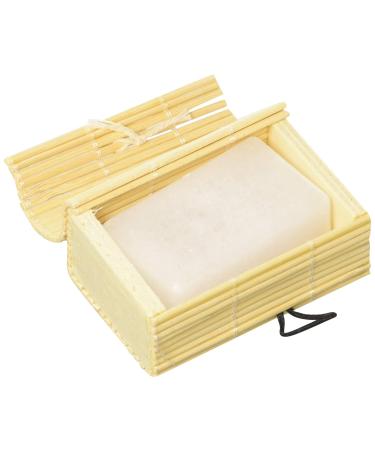 Thai Crystal Deodorant Unscented Stone in Eco-Friendly Bamboo Box - 0.24 lbs | Natural Odor Protection for All Skin Types - Buy Online on GoSupps.com