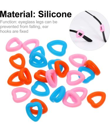Buy Homsfou Heart Shape Slipproof Ear Clips for Women - Silicone Glasses Bands & Holders - Buy Online on GoSupps.com