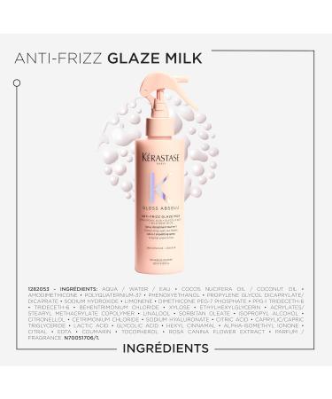 K RASTASE Gloss Absolu - Anti-Frizz Glaze Milk - Spray Disciplinant tout-en-1 - Acide Hyaluronique Acide Glycolique et Rose Sauvage - Cheveux Longs et Sujets aux Frisottis Format 190ml - Buy Online on GoSupps.com