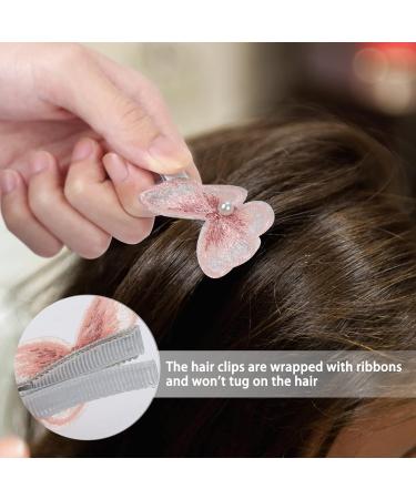 Arqumi Butterfly Hair Clips 12PCS - Colorful Hair Accessories for Girls, Teens, Women - Single-Layer Design in 6 Colors - Buy Online on GoSupps.com