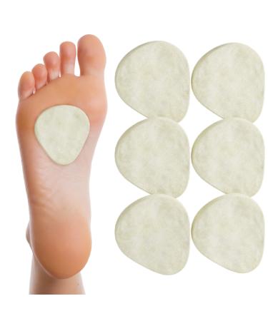 Metatarsal Felt Foot Pad - 1/4" Thick - 6 Pairs (12 Pieces) 1/4" Thick