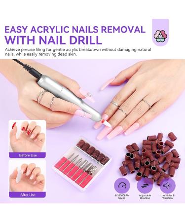 SAVILAND Acrylic Nail Kit with Drill | Complete Professional Set for Beginners | DIY Home Salon Essentials - Buy Online on GoSupps.com