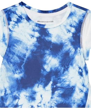 Amazon Essentials Girls and Toddlers' 2-Pack Active Performance Short-Sleeve T-Shirts, XX-Large, Navy Tie Dye - Buy Online on GoSupps.com