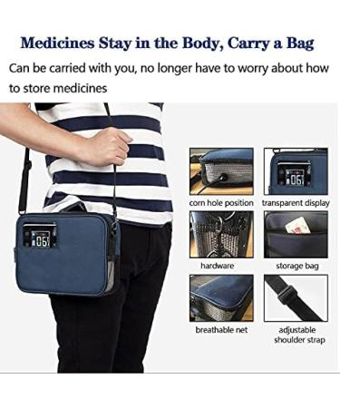 Insulin Cooler Refrigerated Box Mini Medication Cooler For Travel Portable Medicine Refrigerator Cooler Reefer Insulin For Keep Insulin Cold Batteries: 10200Mah 2*BATTERIES - Buy Online on GoSupps.com