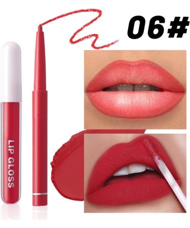 G n rique Lip Liner Combo Lipstick And Liner Matte Lip Plumping Long-Lasting Lipstick Set Liquid Lipstick Set Lip Liner Pen Defined Lips Set Lip Liner And Lipstick Plumping Lipstick Combo Matte Lip Lin - Buy Online on GoSupps.com