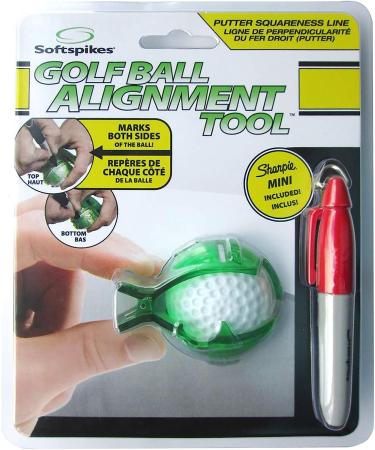 Softspikes BLM8006 Golf Ball Alignment Tool - Green | Improve Your Putting Accuracy - Buy Online on GoSupps.com