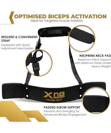 XN8 Biceps Isolator | Arm Blaster for Bodybuilding & Strength Training | Weightlifting Belt for Men - Enhance Your Arm Workout - Buy Online on GoSupps.com