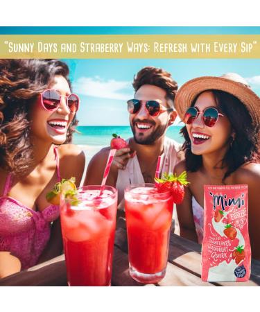 Fraix Mimi Milchmix Fraise Drink Powder 24 x 400g Milk Mix Refill Mixed Drinks with Soluble Milk Drink Mix to Share with the Family - Buy Online on GoSupps.com