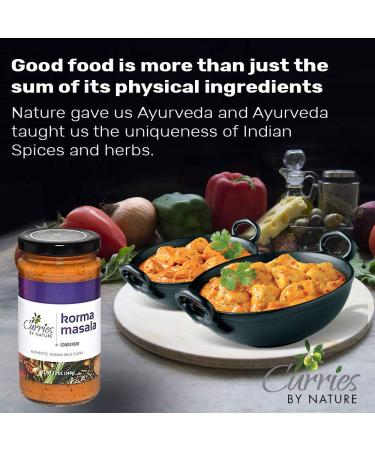 Korma Masala Curry Sauce - Gluten Free, Olive Oil, 12oz 6-Pack | Curries By Nature - Buy Online on GoSupps.com