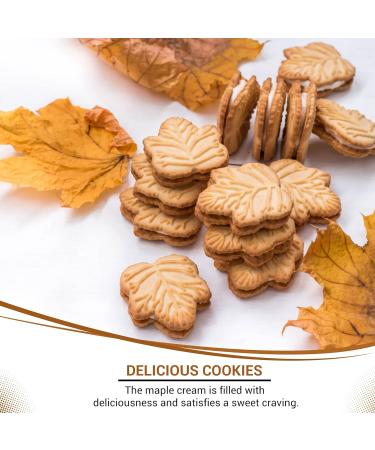 Turkey Hill Sugarbush 100% Pure Canadian Premium Maple Syrup Cream Filled Cookies - All-Natural Maple Leaf Shape Delicious Cookies (2 Pack Cream Cookies) Maple Cookies 325 g - Buy Online on GoSupps.com