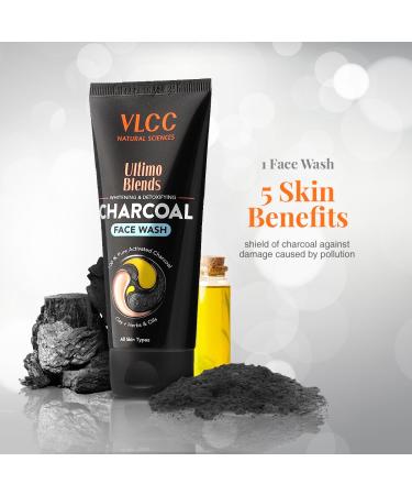 Buy VLCC Ultimo Blends Charcoal Face Wash - 100 ml | Best International Shipping - Buy Online on GoSupps.com