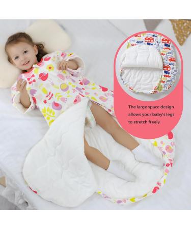 MIKAFEN Organic Cotton Baby Sleeping Bag 3.5Tog | Long Sleeves, 24-28in/3-6 Months - Buy Online on GoSupps.com