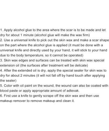  Cryfokt False Wound Makeup Wax 30g Scar Modeling Wax for Carnival Festival Injury Effect - Buy Online on GoSupps.com