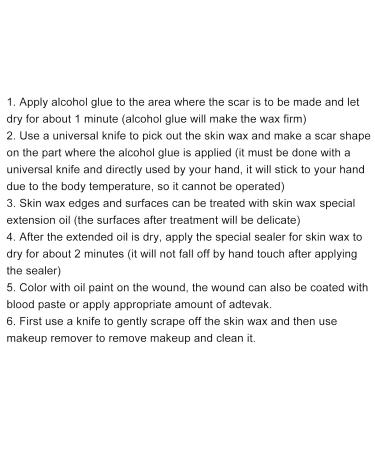 Fake Wound Scar Wax 30G - Nose Skin Scar Wax for Realistic Fake Wounds and Scratches - Buy Online on GoSupps.com