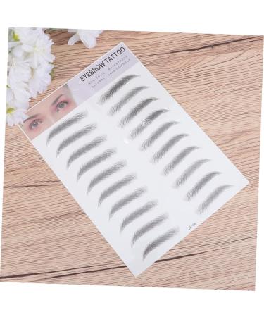FOMIYES 6 Pcs 3d Eyebrow Stickers Waterproof Suit Natural Imitation Eyebrow Template 6d Eyebrow Trimming - Buy Online on GoSupps.com