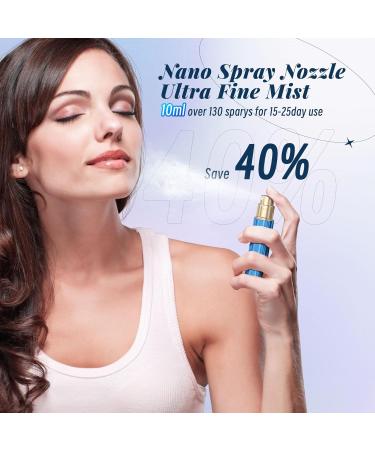 YIERSO 10ml Perfume Atomizer Travel Refillable Bottom-Filling Fragrances Perfumes Bottle Mini Cologne Dispenser Portable Sprayer Pocket Size for Women Men Cruise Car Trip Gift 0.34oz (Blue-10ml) - Buy Online on GoSupps.com