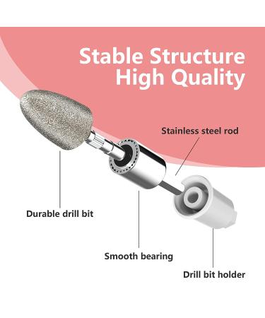 Sapphire Cone Nail Drill Bit for POLAMD Manicure Pedicure Set - Ideal for Thick Nails, Callus Removal & Dead Skin Smoothing - Buy Online on GoSupps.com