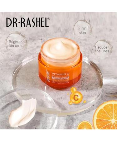 Dr Rashel Vitamin C Day Cream | Brightening & Anti-Aging Moisturizer for Face & Neck | Hydrating Cream for Dark Spots - Buy Online on GoSupps.com