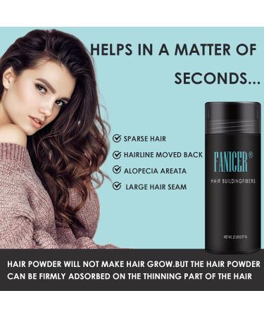 Hair Fibres Hair Fibres for Thinning Hair Powder for Natural Look 30g Bottle Dark brown - Buy Online on GoSupps.com