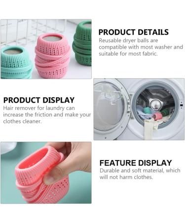 Ball Dispenser for Fabric Softener Fabric Softener Dispenser Laundry Balls Fabric Softener Ball Dispenser Fabric Softener Balls for Washer Removal and Reusable for Washer (6 Pcs) - Buy Online on GoSupps.com