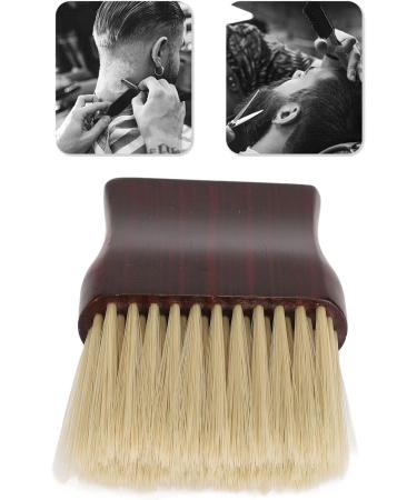 Barber Neck Duster Brush for Hair Cutting Professional Neck Cleaning Brush with Solid Wood Handle and Soft Bristles Flat Shape Barber Brush for Cleaning Broken Hair Left on Neck Clothes - Buy Online on GoSupps.com