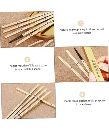 HAPINARY 5pcs Double Ended Eyebrow Pencil Drawing Eyebrow Pen Eyebrow Makeup Pencils Eyebrow Pens Plastic - Buy Online on GoSupps.com