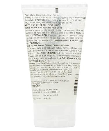 GREAT CLIPS GRIT Firm Style 5.1oz Hair Styling Gel | Strong Hold & High Shine - Buy Online on GoSupps.com