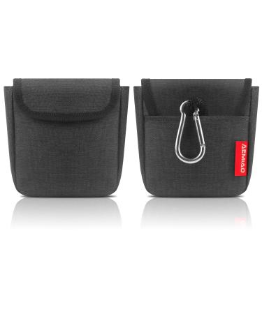 AEMIAO Dog Treat Pouch Magnetic Closure Small Treat Pouch for Dog Training Pocket Sized Treat Bag for Pet Puppy Walking Includes Carabiner Grey - Buy Online on GoSupps.com