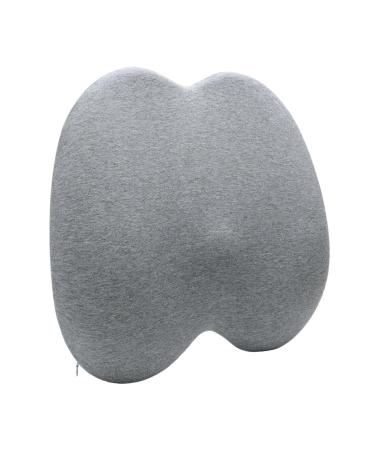 Lumbar Support Pillow | Breathable Lumbar Support Cushion Soft Sponge Auto Seat Back Support for Driving Seat Summer Ergonomic Design Gray