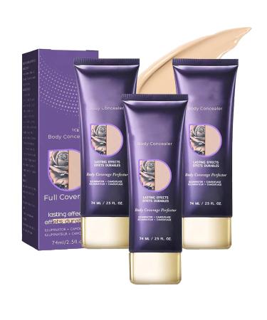 Flysmus Body Concealer Tattoo Concealer Long Lasting Waterproof Full Coverage Tattoo Concealer