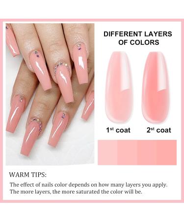 Saviland 5 In 1 Builder Nail Gel - 15ml Cover Pink UV/LED Nail Polish for Professional Manicure - Buy Online on GoSupps.com