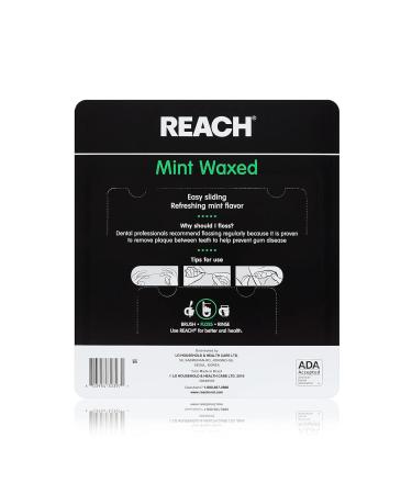 Buy Johnson & Johnson Reach Interdental Floss - Mint Waxed 55 yds | International Shipping Available - Buy Online on GoSupps.com